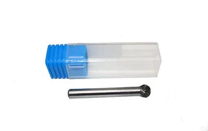 INDUSTRIAL QUALITY 6MM SHANK CARBIDE BURR 3/16" DIA BALL SHAPE SD-14 ROTARY TOOL - Picture 1 of 3