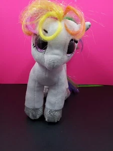 Pony Starr Ty Beanie Boo Rainbow Hair Plush Stuffed - Picture 1 of 8