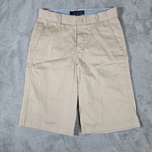 Tommy Hilfiger Shorts Boys 14 Khaki Chino Flat Front 100% Cotton Casual - Picture 1 of 7