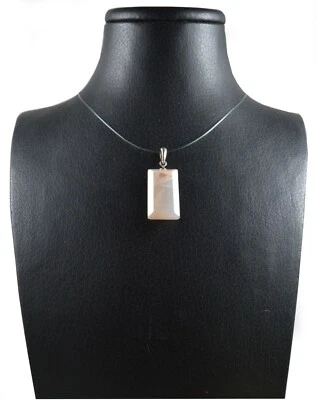 Ciondolo in Pietra di Luna e Argento 925 Made In Italy - Immagine 1 di 4