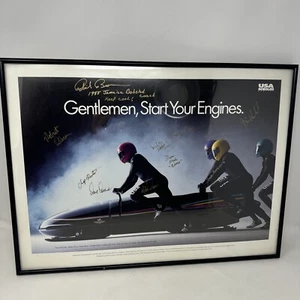 USA Bobsled Winter Olympic Team 94 Signed Framed Print Jamaica Pat Brown 88 - Picture 1 of 16
