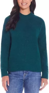 Wetterfester Vintage Chenille Pullover Damen, GRÜN, L - Bild 1 von 4