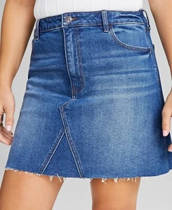 And Now This MEDIUM WASH Women's Denim Mini Skirt, US 23 - Picture 1 of 3