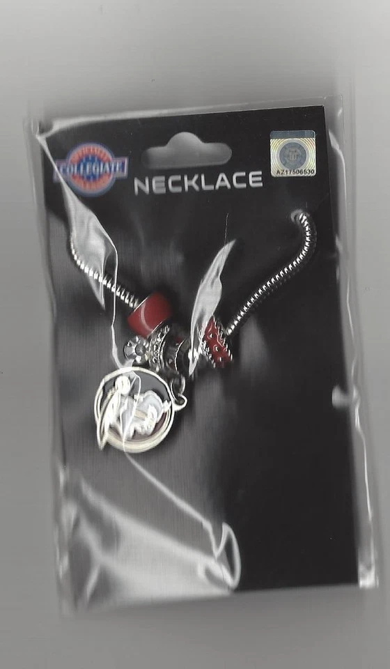 FLORIDA STATE NOLES 2 Dijes 3 Euros Collar de Cuentas Día del Juego Joyería Cadena Serpiente   Foto 1 de 1