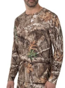 Realtree Men's Cotton Baselayer Thermal Underwear Top - Picture 1 of 2