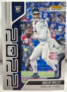 Malik Willis 2022 Panini Instant NFL Year One RC #Y24 TENNESSEE TITANS - SP /874 - Picture 1 of 2