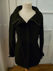 NWOT: LAFAYETTE 148 Black Cotton Swing Style Anorak Jacket w/ Large Collar, 8