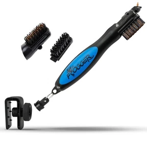 BrushPro Latch-It Golf Club Cleaner, Ergonomic Grip and Latch-it Magnet, Blue... - Picture 1 of 8