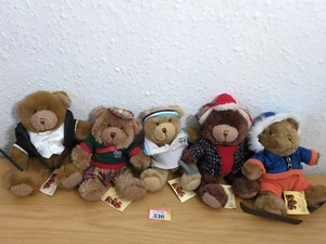 The Teddy Bear Collection  5x 6-8" Tall Job Lot Bundle With Orginal Labels. - Picture 1 of 23