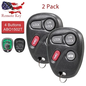 2 For 1996 1997 1998 1999 Saturn S-Series Keyless Remote Key Fob 4B AB01502T - Picture 1 of 6
