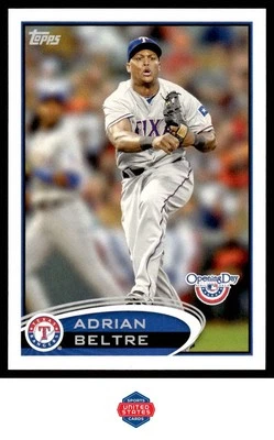2012 Topps Opening Day #48 Adrian Beltre - Image 1 of 2