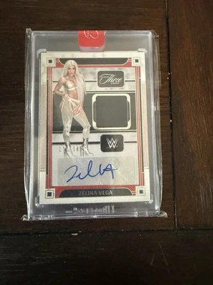 2024 Panini Three Count WWE Zelina Vega Patch Auto Memorabilia #/149 #MA-ZVG - Image 1 of 3