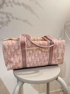 Vintage Christian Dior Boston Bag Y2K Pink - klassische Designer Handtasche aus den 2000er - Bild 1 von 12