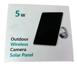 NUOVO per Tapo Pannello Solare Telecamera di Sicurezza Esterno 5W Caricatore Angolo Regolabile - Foto 1 di 3