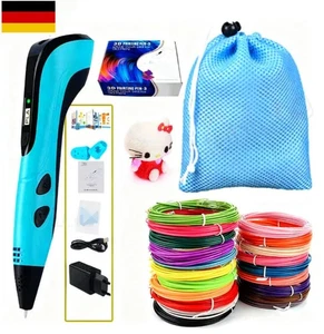 🔥 Kinder 3D Stifte 3D Druckstift 100m 20Farben PLA Filament DIY 3D Printing Pen - Bild 1 von 15