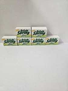 Vintage Irish Spring Aloe Soap Bars Lot of 6 Total - 4.5 oz bar - Picture 1 of 6