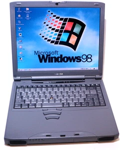Portátil Retro Windows 98 Toshiba Satellite Pro 4600 14.1" 40 GB COM RS232 Win 98 - Imagen 1 de 24