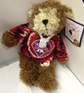 Oso con capucha tinte de corbata de los Filis de Filadelfia - ¡Suave gran regalo para cualquier persona! ¡NUEVO! - Imagen 1 de 1