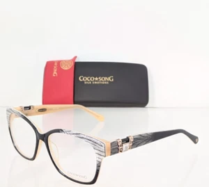 New Authentic COCO SONG Eyeglasses Crystal Trouble Col. 1 55mm CV163 - Picture 1 of 4