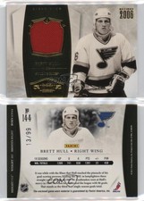 2010-11 Panini Dominion Jerseys /99 Brett Hull #144 HOF