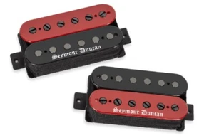Seymour Duncan Black Winter Black & Red Zebra Humbucker Pickup Set  - Picture 1 of 1