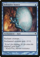 Magic MTG Tradingcard New Phyrexia 2011 Defensive Stance 34/175