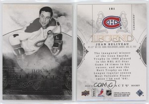 2010-11 Upper Deck Artifacts Legend Gold /35 Jean Beliveau #181 HOF