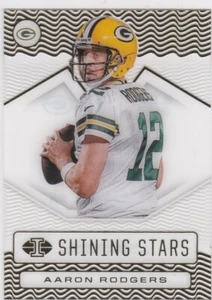 AARON RODGERS Panini Illusions Shining Stars RARE $$ INSERT FOOTBALL CARD PACKER - Picture 1 of 2