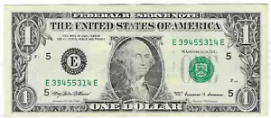Series 1999 bill from E-E block, hard to find older note, E39455314E - Picture 1 of 1
