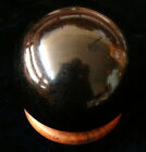 Anillo de pie bola de turmalina negra pulido 709,4 g d=75 mm