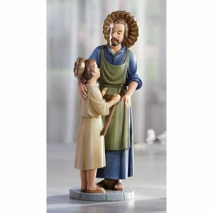 Estatua de 8" M.J. Hummel de San José el Trabajador NUEVA en caja Galería Avalon Niño Jesús - Imagen 1 de 3