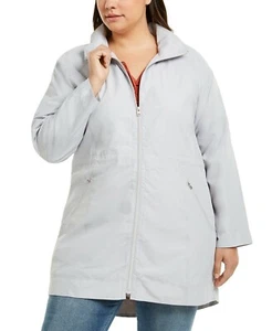 Style & Co Packable Hooded Anorak Jacket - Color: Concrete Grey, Size: S - Imagen 1 de 4