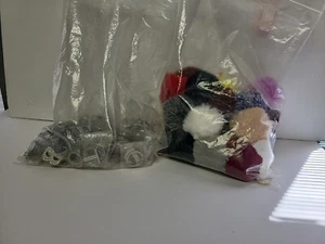 Letter Keychains and pom pom keychain great for door prizes or party gifts - Picture 1 of 20