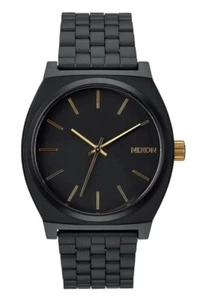 Nixon Time Teller Stainless Steel Black Unisex Watch A045-1041 - Picture 1 of 2
