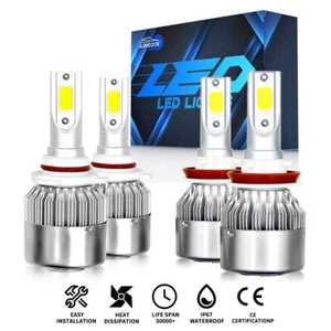 For Peterbilt 388 2014 2015 2016 For Peterbilt 389 2017 LED Headlight Hi Lo Beam - Picture 1 of 12