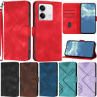 Stripe Wallet Leather Flip Case Cover For Xiaomi Redmi Note 12 11S 10 13 Pro 13C