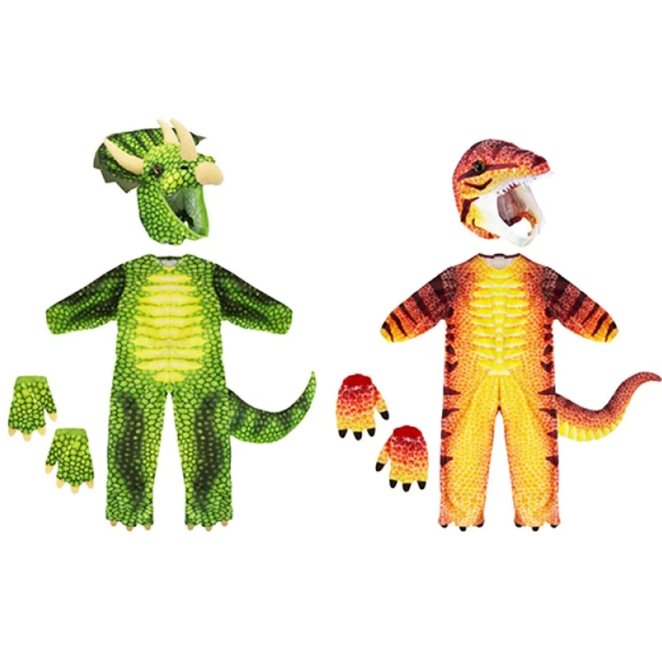 DINOSAUR COSTUME TODDLER Fancy Dress Kids Halloween Book Day Animal Party Outfit - Image 1 of 4