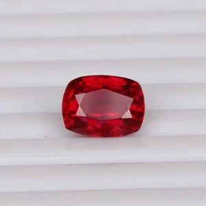 Blood Red Ruby Cushion Cut 5.70 Ct. Mozambique Gemstone - Picture 1 of 7