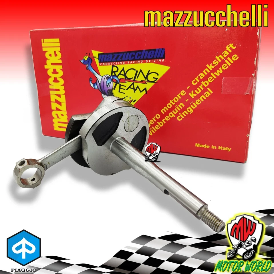 AMT156 KIT ALBERO MOTORE MAZZUCCHELLI SP. 12 ANTICIPATO PIAGGIO SI CIAO BRAVO 50 - Immagine 1 di 1