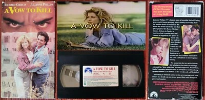 A VOW TO KILL~1995 TV MOVIE~SP VHS~RICHARD GRIECO~JULIANNE PHILLIPS~THRILLER~00P - Image 1 of 4