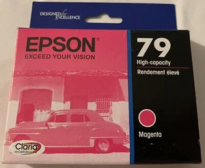 Epson 79 Magenta T079320 High Capacity Printer Ink Cartridge New Sealed - Picture 1 of 3