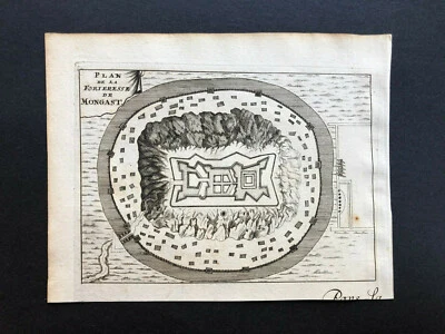 006 Antique Original 1702 castle Mukachevo Ukraine Hungary Forieresse Mongast - Image 1 of 4