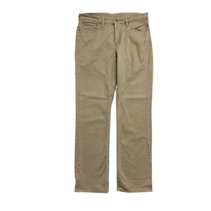 Levis 511 Commuter Trousers W32 L30 Mens Beige Slim Fit Stretch Pants (E) - Picture 1 of 7