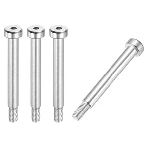 4 Pezzi Bullone a Spalla 6mm Spalla Dia 40mm Lunghezza Spalla M5x0,8 - Foto 1 di 6