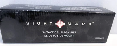 Sight Mark 3x Lupa Táctica Deslizable FLIP a Montaje Lateral Sm19024 PUNTO ROJO *NUEVO* Foto 1 de 4