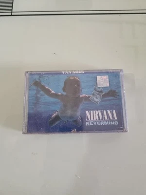 Nirvana Nevermind AUDIO CASSETTE INDIA IMPORT SEALED Kurt Cobain Rare Limited - Image 1 of 3