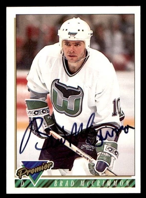 1993 Topps Premier Hockey #391 Brad McCrimmon Signed Autograph (no COA) - Image 1 of 2