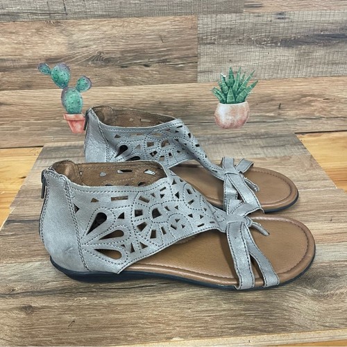 Rockport Cobb Hill sandalo piatto donna Jordan CH misura 8 5 comfort casual pelle