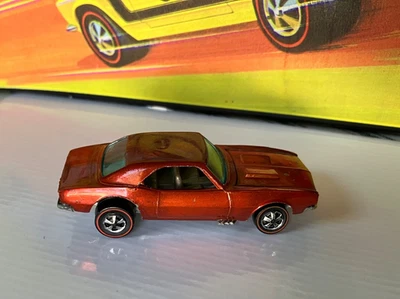 🔥 Hot Wheels Redline Custom Camaro ORANGE "Glossy Paint" All Original HK 🔥 - Image 1 of 4