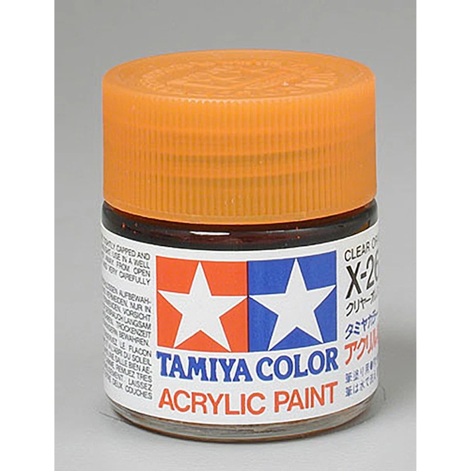 Tamiya Acrylic Plastics Paint X26 Gloss,Clear Orange 23ML TAM81026 - Image 1 of 1